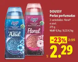 Lidl Doussy Perlas perfumadas oferta