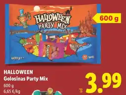 Lidl Halloween golosinas party mix oferta