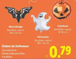 Lidl Globos de Halloween oferta