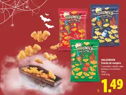 Lidl Halloween snacks de vampiro oferta