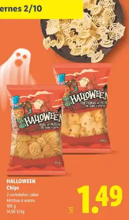 Lidl Halloween Chips oferta