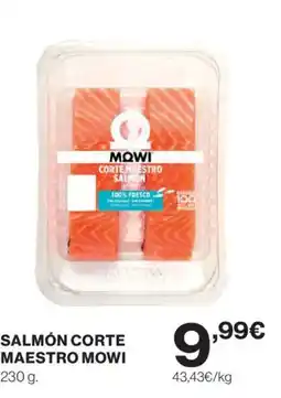 Hipercor Mowi salmón corte maestro oferta
