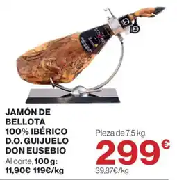 Hipercor Don Eusebio jamón de bellota oferta