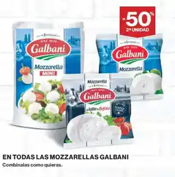 Hipercor Galbani mozzarella oferta