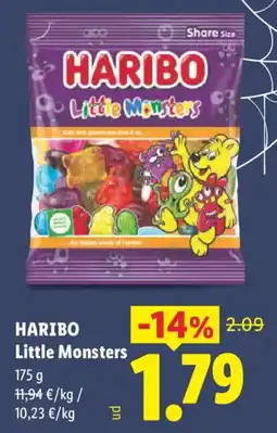 Lidl Haribo little monsters oferta