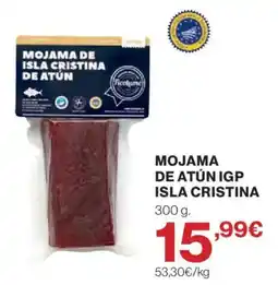 Hipercor Mojama de atún igp isla cristina oferta