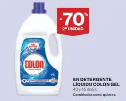 Hipercor Colon detergente liquido colon gel oferta