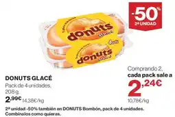 Hipercor donuts glacé oferta