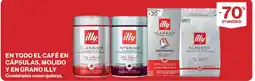 Hipercor illy café en cápsulas, molido y en grano oferta