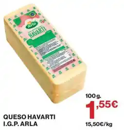 Hipercor Arla queso havarti oferta