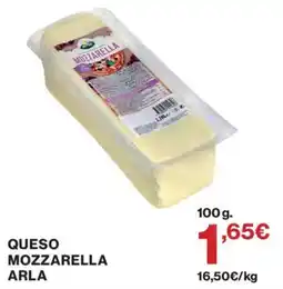 Hipercor Arla queso mozzarella oferta
