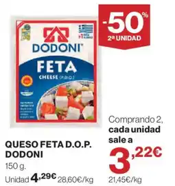 Hipercor Dodoni feta cheese oferta