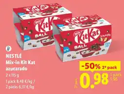 Lidl Nestlé Mix-in Kit Kat azucarado oferta