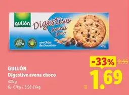 Lidl Gullón digestive avena choco oferta