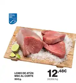 Hipercor Lomo de atún msc al corte oferta