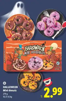Lidl Halloween mini donuts oferta