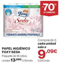 Hipercor Foxy Seda oferta