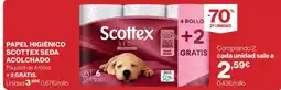 Hipercor Scottex papel higiénico seda acolchado oferta