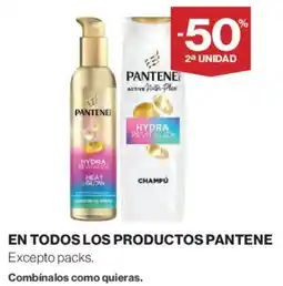 Hipercor Pantene hydra revitaliza heat & glow oferta