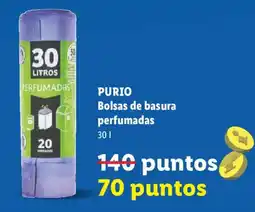 Lidl Purio bolsas de basura perfumadas oferta