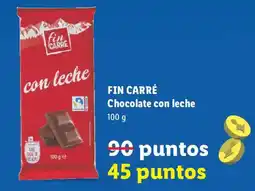 Lidl Fin Carré chocolate con leche oferta