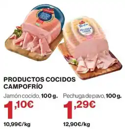 Hipercor Campo Frío productos cocidos oferta