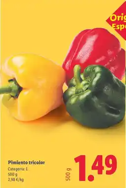 Lidl Pimiento tricolor oferta