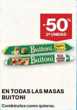 Hipercor Buitoni en todas las masas oferta