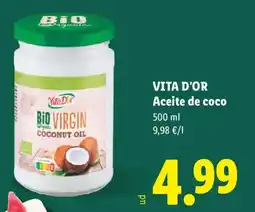Lidl VitaDor aceite de coco oferta