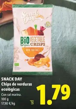 Lidl Snack Day chips de verduras ecológicas oferta