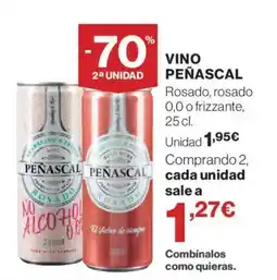 Hipercor Vino Peñascal oferta