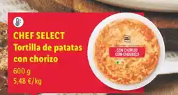 Lidl Chef Select tortilla de patatas con chorizo oferta