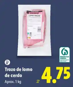 Lidl Trozo de lomo de cerdo oferta