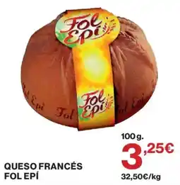 Hipercor Fol Epí queso francés oferta