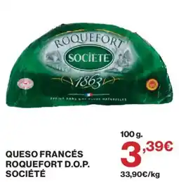 Hipercor Roquefort Société Queso Francés oferta