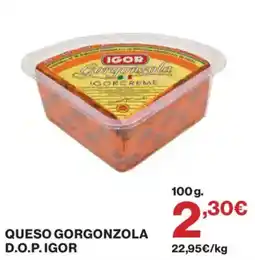 Hipercor igor queso gorgonzola d.o.p. oferta