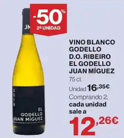 Hipercor Juan Miguez el godello oferta