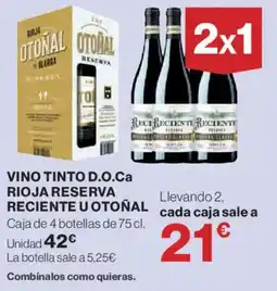 Hipercor Otoñal Rioja Reserva oferta