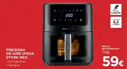 Hipercor ufesa freidora de aire stork neo oferta