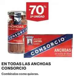 Hipercor Anchoas consorcio oferta