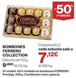 Hipercor Ferrero bombones collection oferta