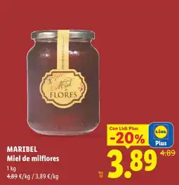 Lidl Maribel miel de milflores oferta