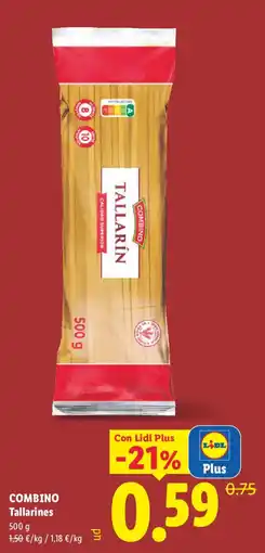 Lidl Combino tallarines oferta