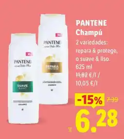 Lidl Pantene champú oferta