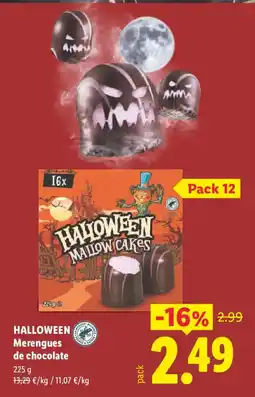 Lidl Halloween Merengues de chocolate oferta