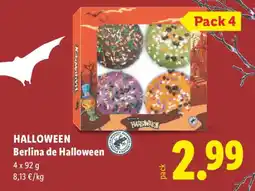 Lidl Halloween Berlina de Halloween oferta