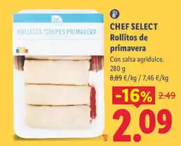 Lidl Chef Select rollitos de primavera oferta