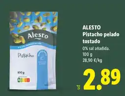 Lidl Alesto pistacho pelado tostado oferta