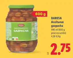 Lidl Baresa aceitunas gazpacha oferta