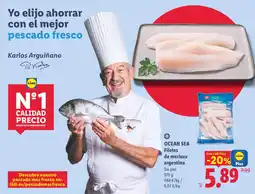 Lidl Ocean Sea filetes de merluza argentina oferta